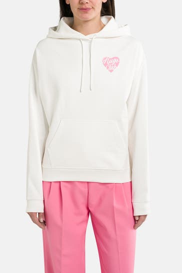 HUGO Hoodie 'Delfinia' weiß