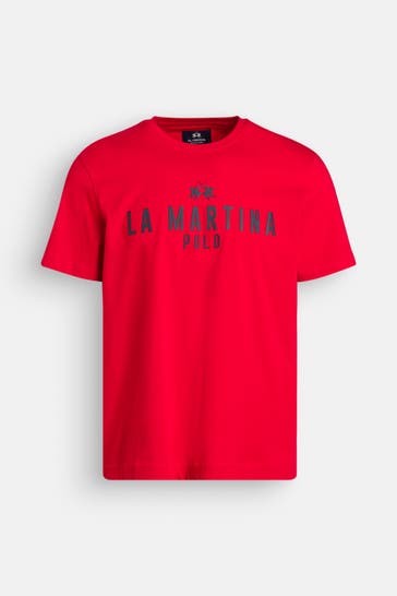 LA MARTINA T-Shirt rot