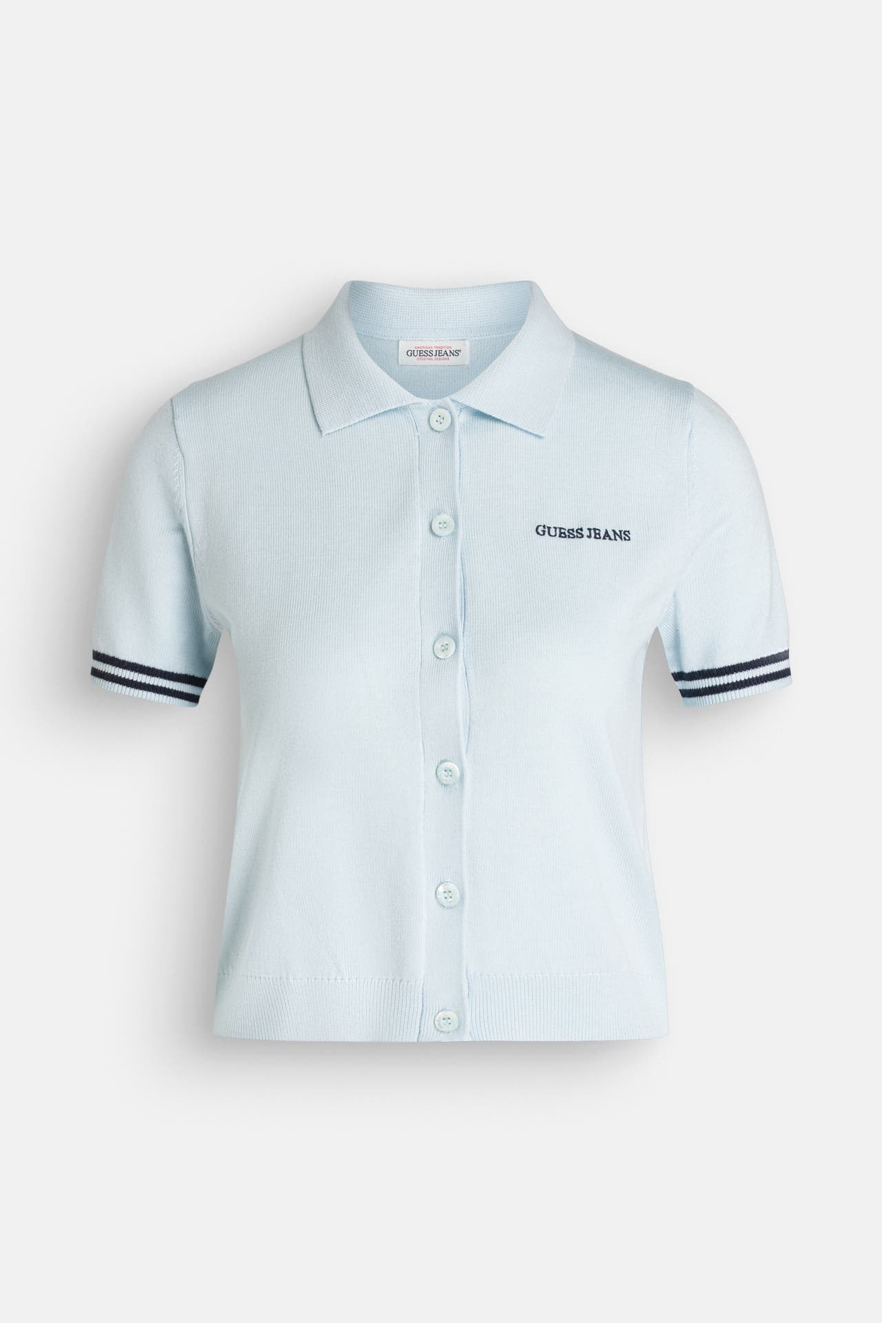 GUESS Strick-Polo hellblau, Bild 1