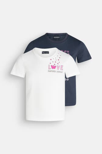 EMPORIO ARMANI 2er-Pack: T-Shirts zweifarbig