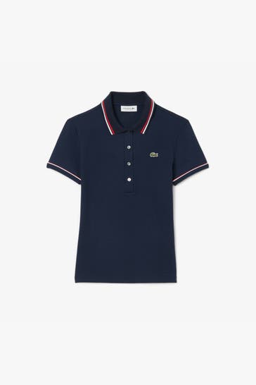 LACOSTE Polo-Shirt dunkelblau