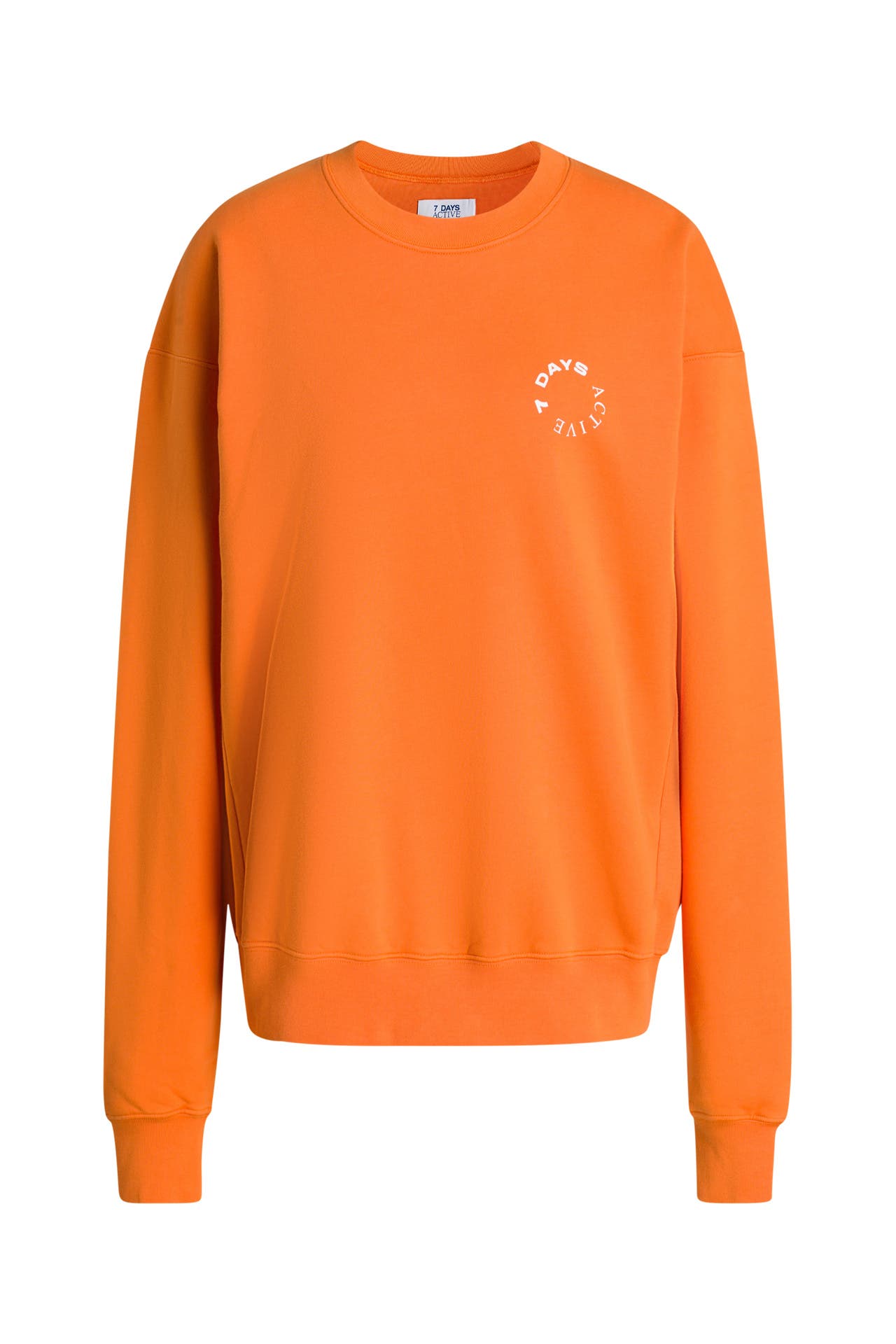 7 DAYS ACTIVE Sweatshirt 'Monday' orange unisex, Bild 1