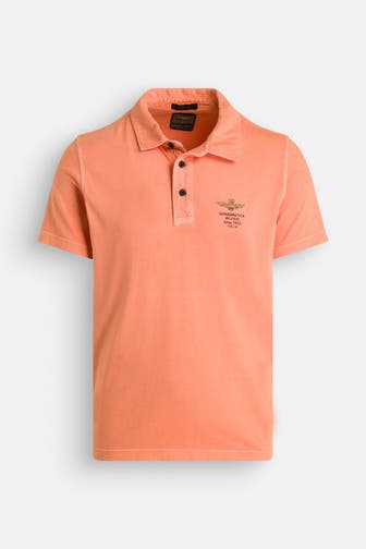 AERONAUTICA MILITARE Polo-Shirt hellorange