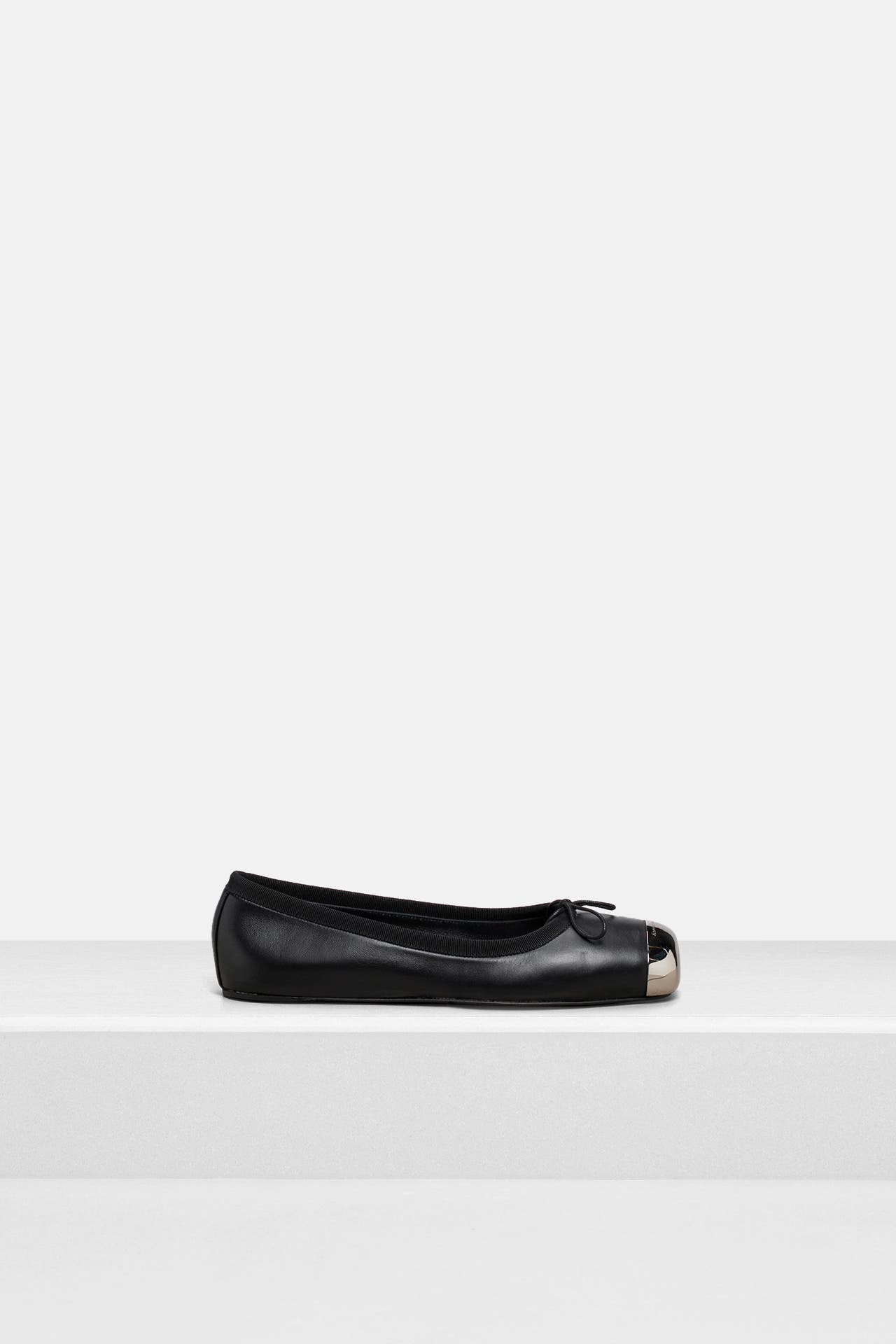 ALEXANDER MCQUEEN Leder-Ballerinas schwarz, Bild 1