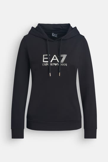 EA7 Hoodie schwarz