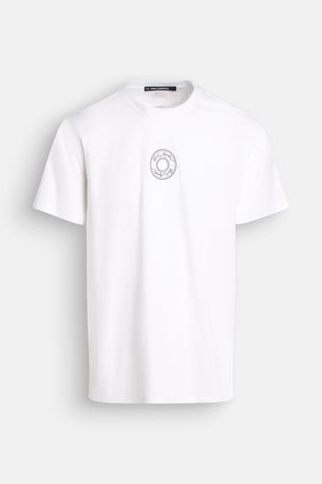 KARL LAGERFELD T-Shirt 'Luna' weiß