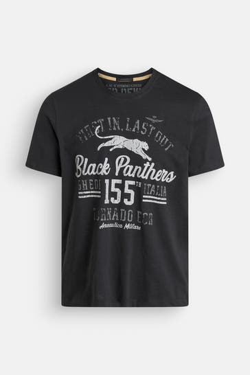 AERONAUTICA MILITARE T-Shirt schwarz meliert