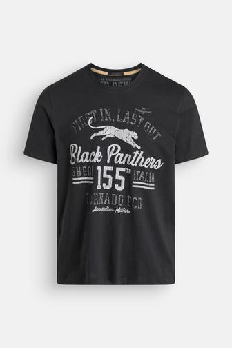 AERONAUTICA MILITARE T-Shirt schwarz meliert