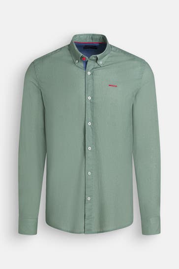 NEW ZEALAND AUCKLAND Casual-Hemd smaragdgrün