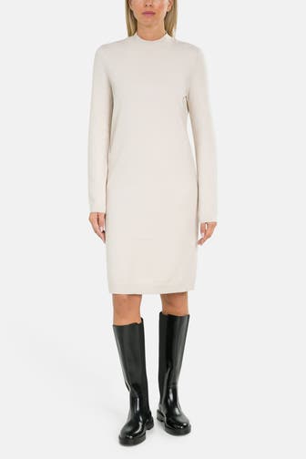 MARC O'POLO Strickkleid beige