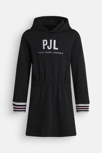 PEPE JEANS Sweatkleid 'Thais' schwarz