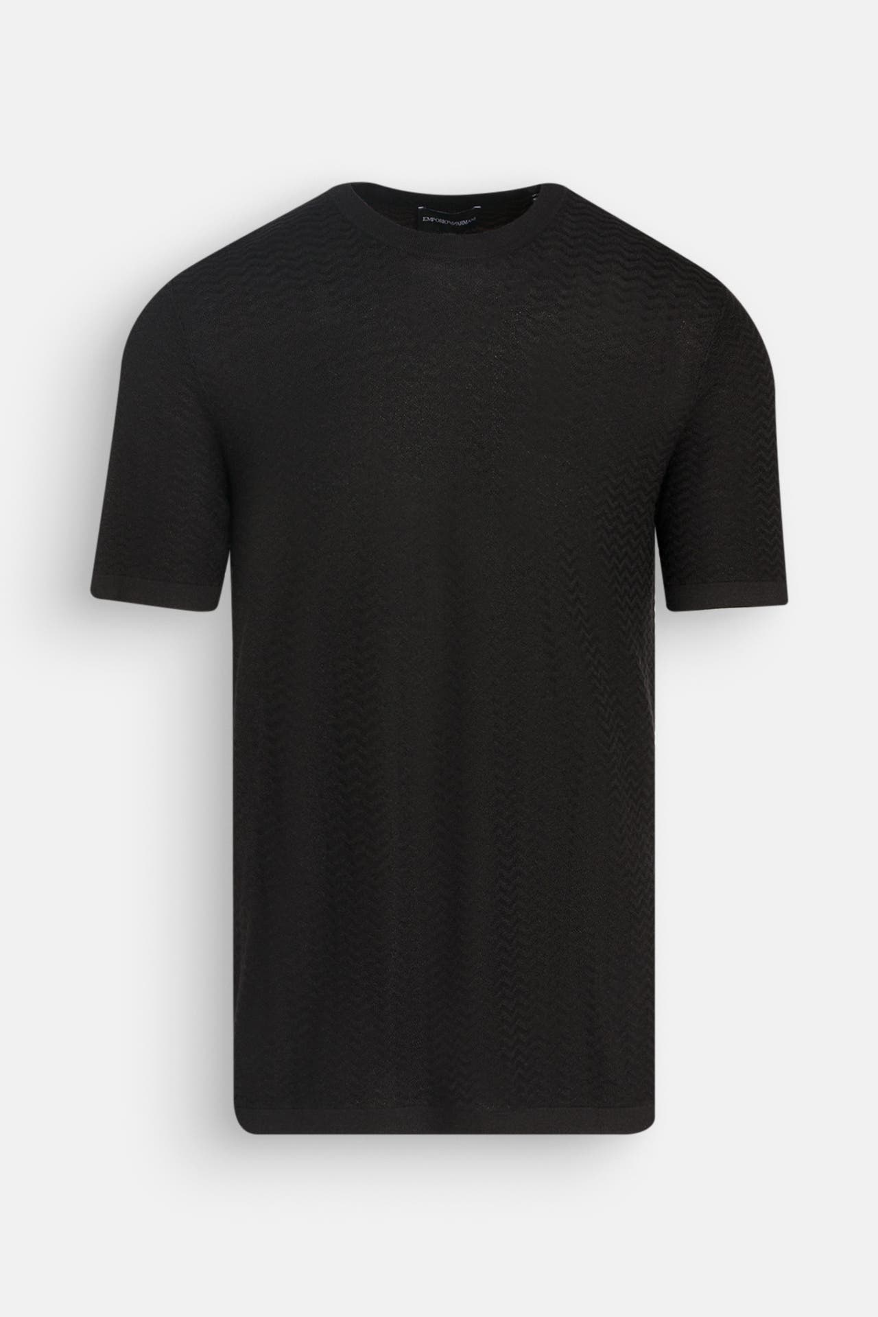 EMPORIO ARMANI Strickshirt schwarz, Bild 1