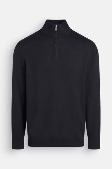 CALVIN KLEIN Woll-Troyer dunkelgrau