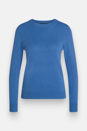 COMMA, Strickpullover azurblau