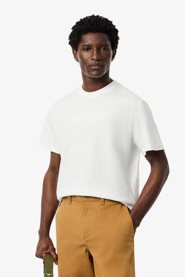 LACOSTE T-Shirt weiß