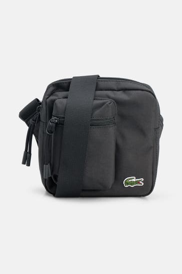 LACOSTE Umhängetasche schwarz