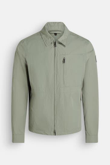 BELSTAFF Overshirt 'Grid' jade