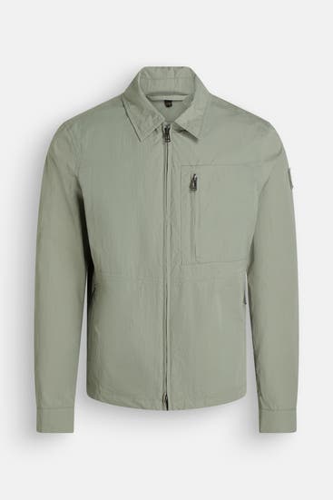 BELSTAFF - Overshirt 'Grid' jade
