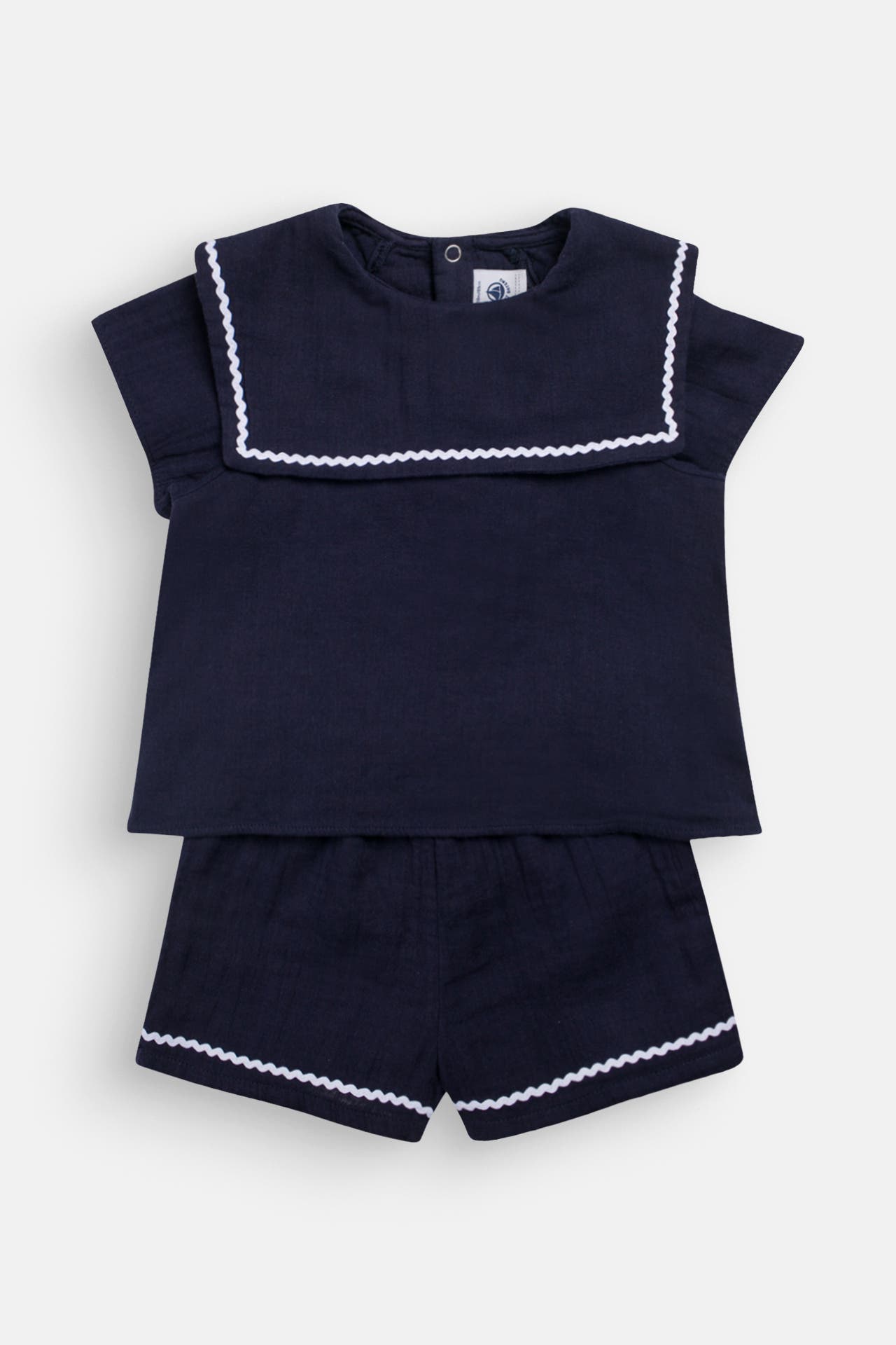 PETIT BATEAU Set: T-Shirt und Shorts navy, Bild 1