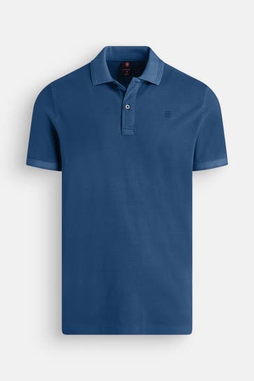 G-STAR Polo-Shirt blau