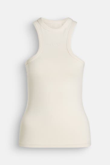 BLACK PALMS Top ecru