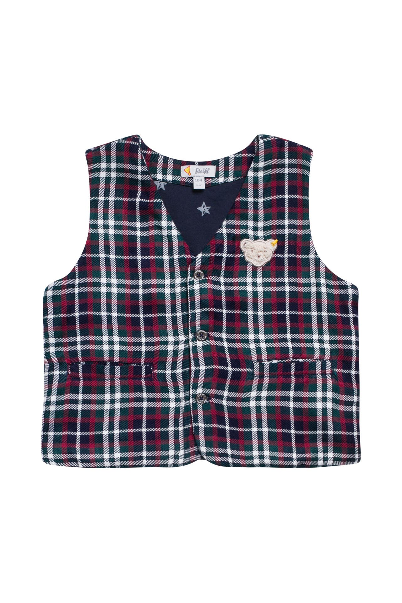 Steiff Baby Weste Für Mädchen - Mit Teddybär Motiv