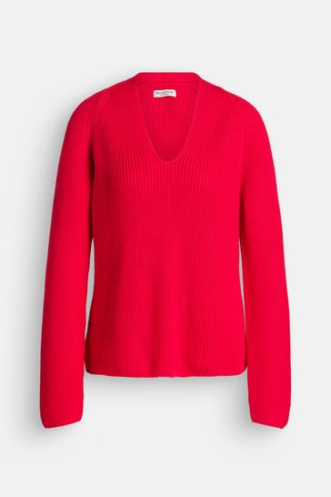 MARC O'POLO Strickpullover rot