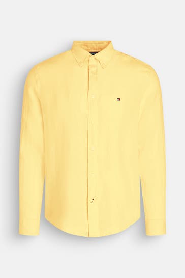 TOMMY HILFIGER Leinenhemd Regular Fit
