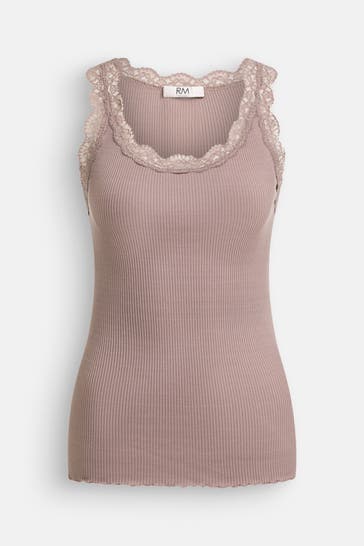 RM BY ROSEMUNDE Spitzen-Top 'Balta' taupe
