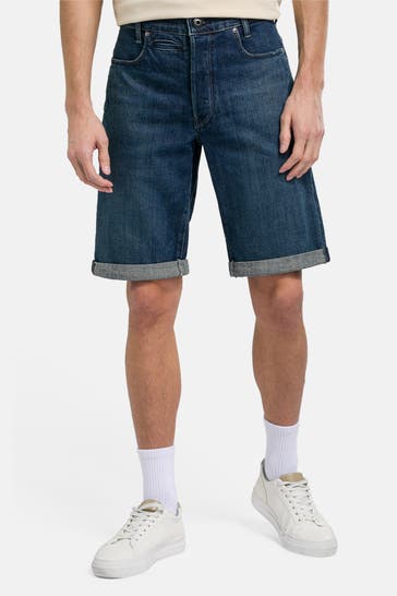 G-STAR Jeansshorts 'D-Staq 3D' dunkelblau