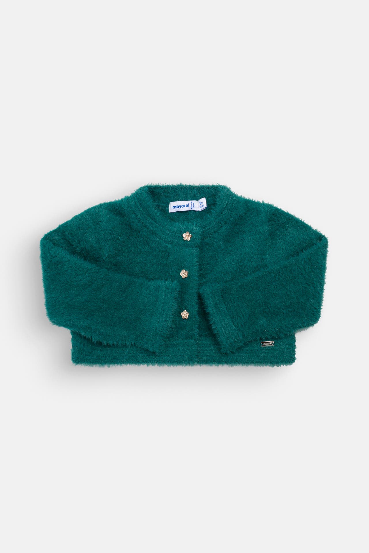 MAYORAL Strickjacke smaragdgrün, Bild 1