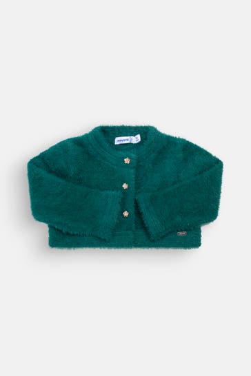 MAYORAL Strickjacke smaragdgrün