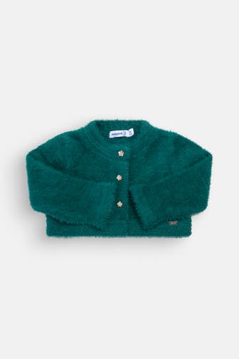 MAYORAL Strickjacke smaragdgrün