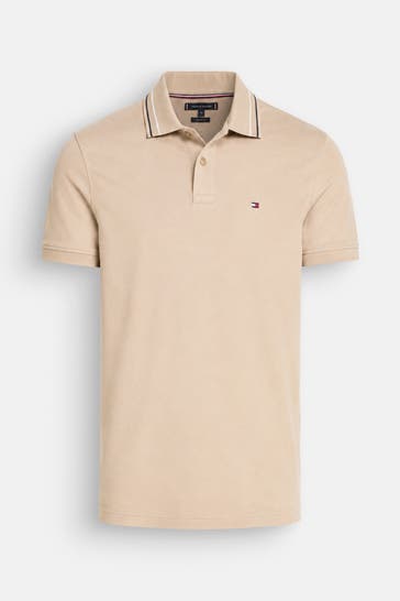 TOMMY HILFIGER Polo-Shirt beige