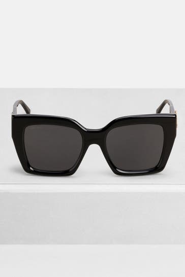 JIMMY CHOO Sonnenbrille schwarz
