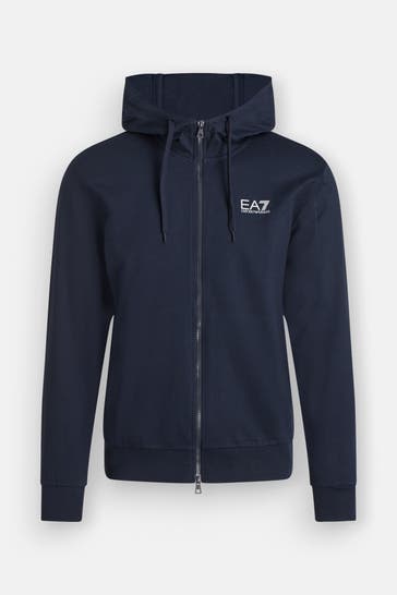 EA7 Sweatjacke nachtblau