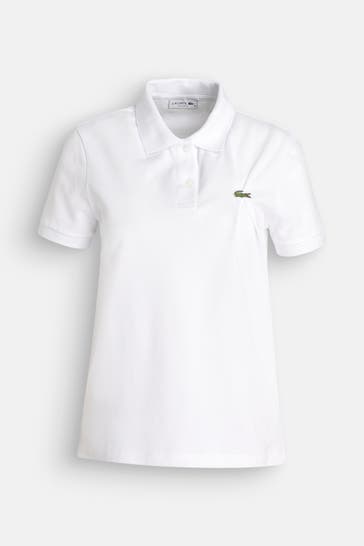 LACOSTE Polo-Shirt weiß