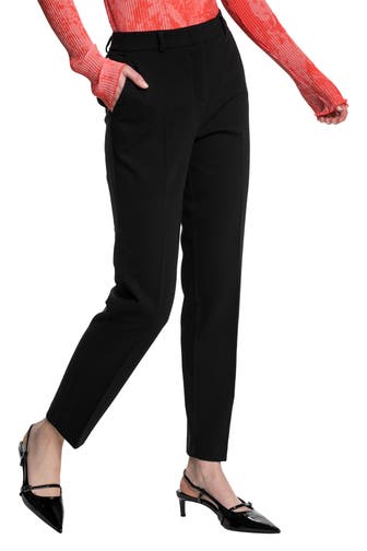 COMMA, Stoffhose schwarz