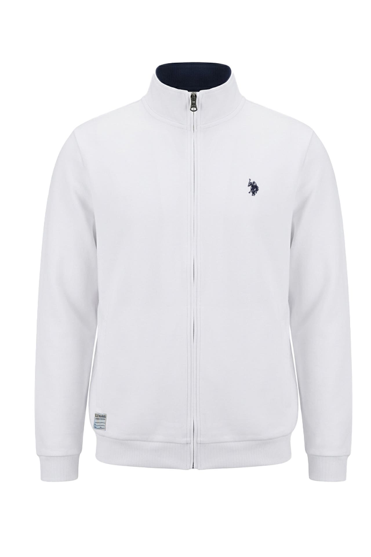 U.S. POLO ASSN. Sweatjacke weiß, Bild 1