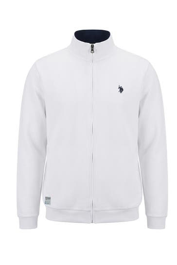 U.S. POLO ASSN. Sweatjacke weiß