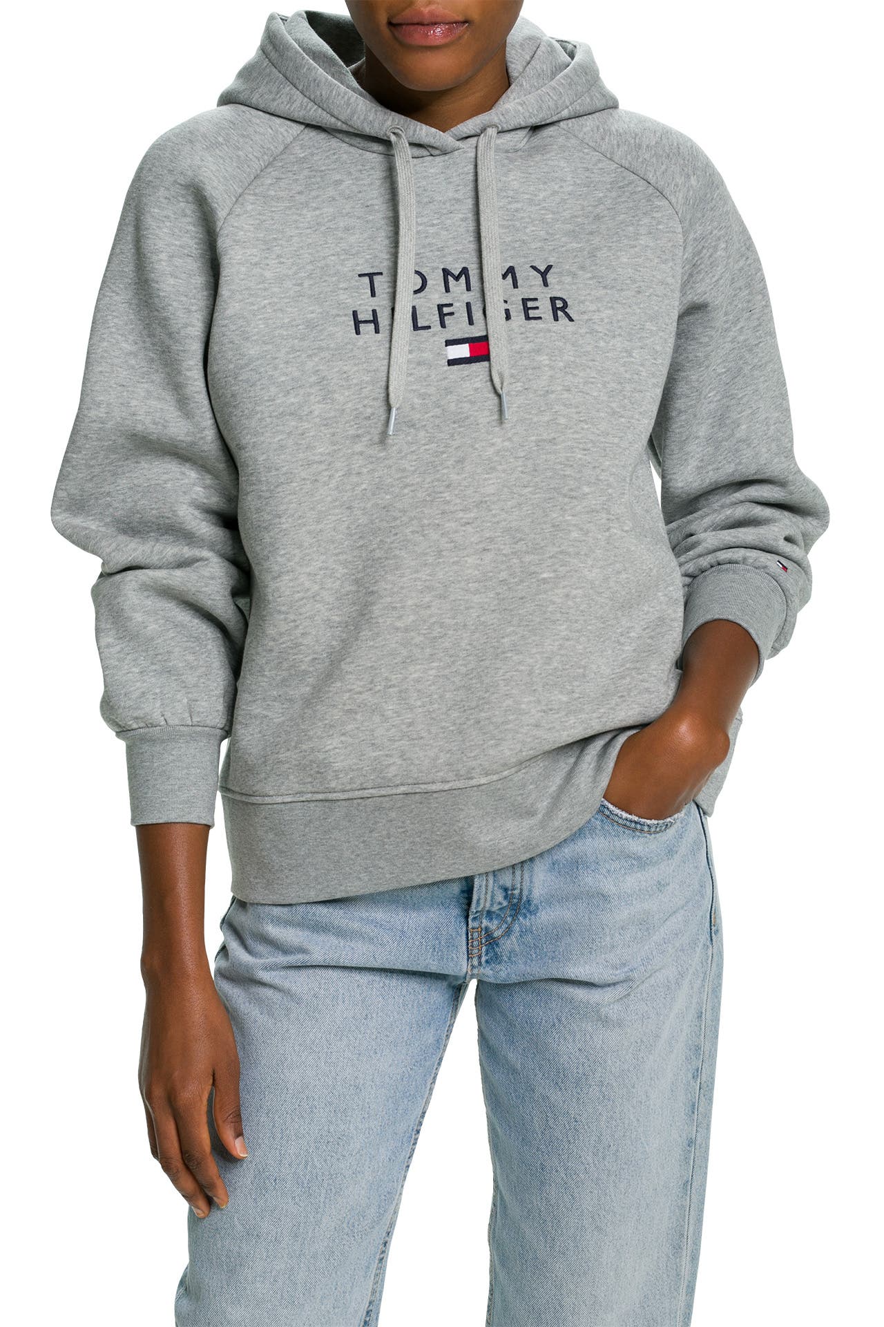 Tommy Hilfiger Grigio Cotton Men's Hoodie main image 0