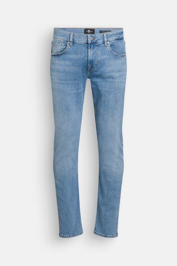 7 FOR ALL MANKIND Jeans blau slim