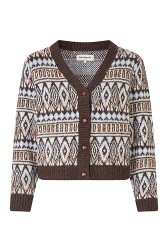 LOLLYS LAUNDRY Strickjacke 'Saxo' gemustert