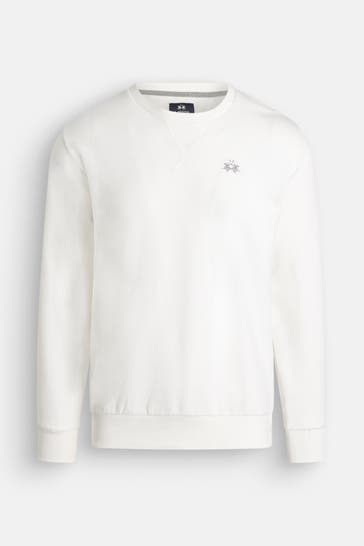 LA MARTINA Sweatshirt weiß