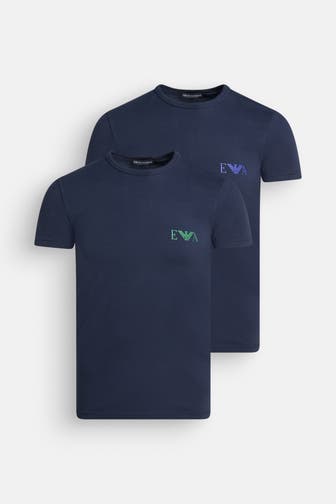 EMPORIO ARMANI 2er-Pack T-Shirt dunkelblau