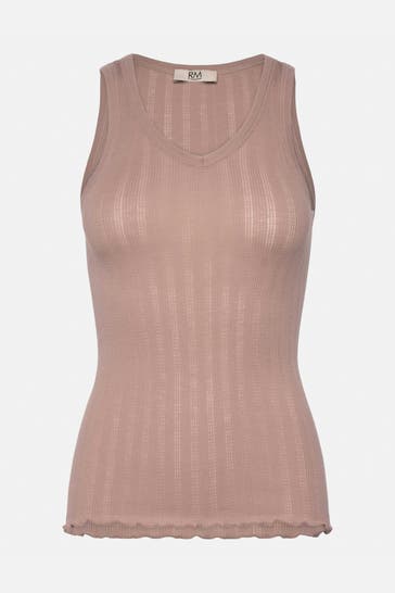 RM BY ROSEMUNDE Top 'Bardot' beige