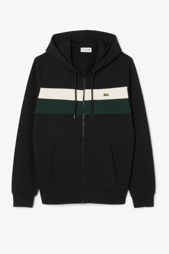 LACOSTE Sweatjacke schwarz