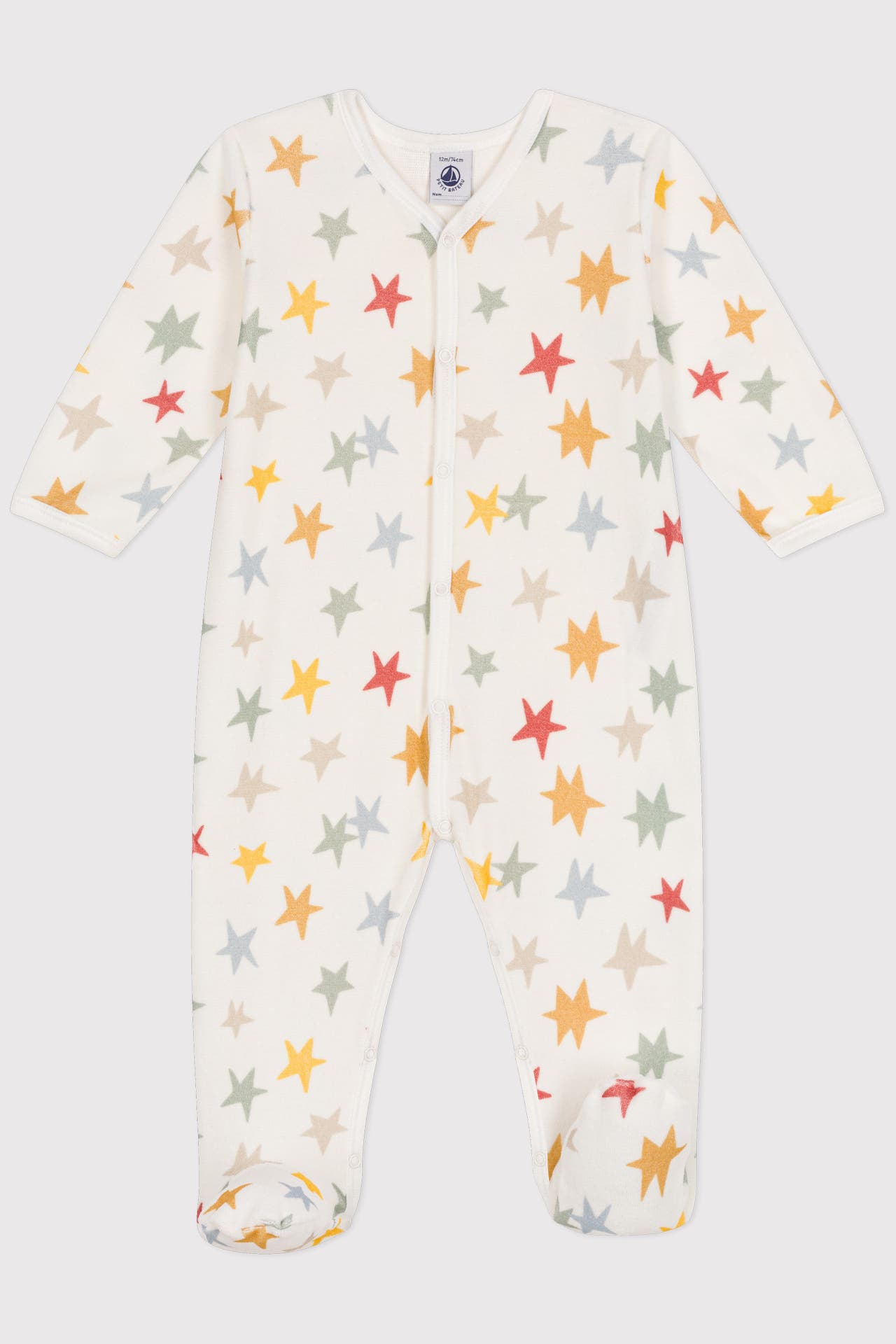 PETIT BATEAU Strampler gemustert, Bild 1