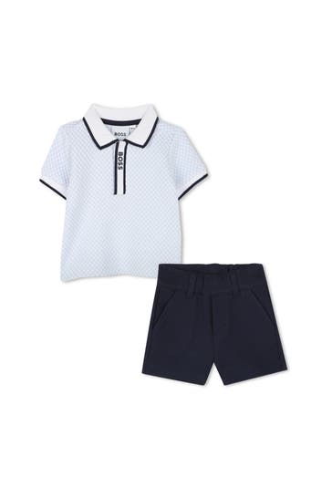 BOSS Set: Polo-Shirt und Shorts