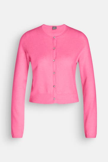 FTC Kaschmir-Strickjacke pink